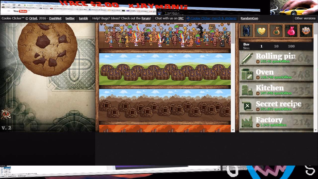 Why does Cookie Clicker have a '$' after a number of cookies?