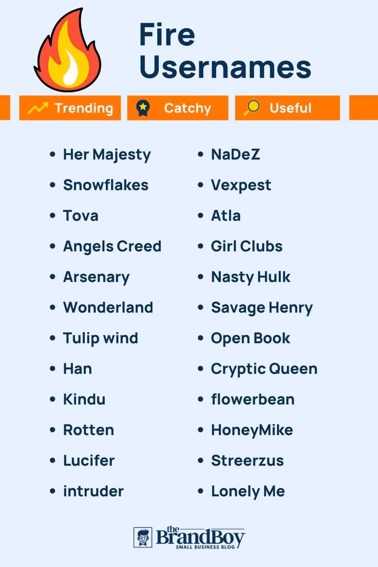 How do I choose a cool username?
