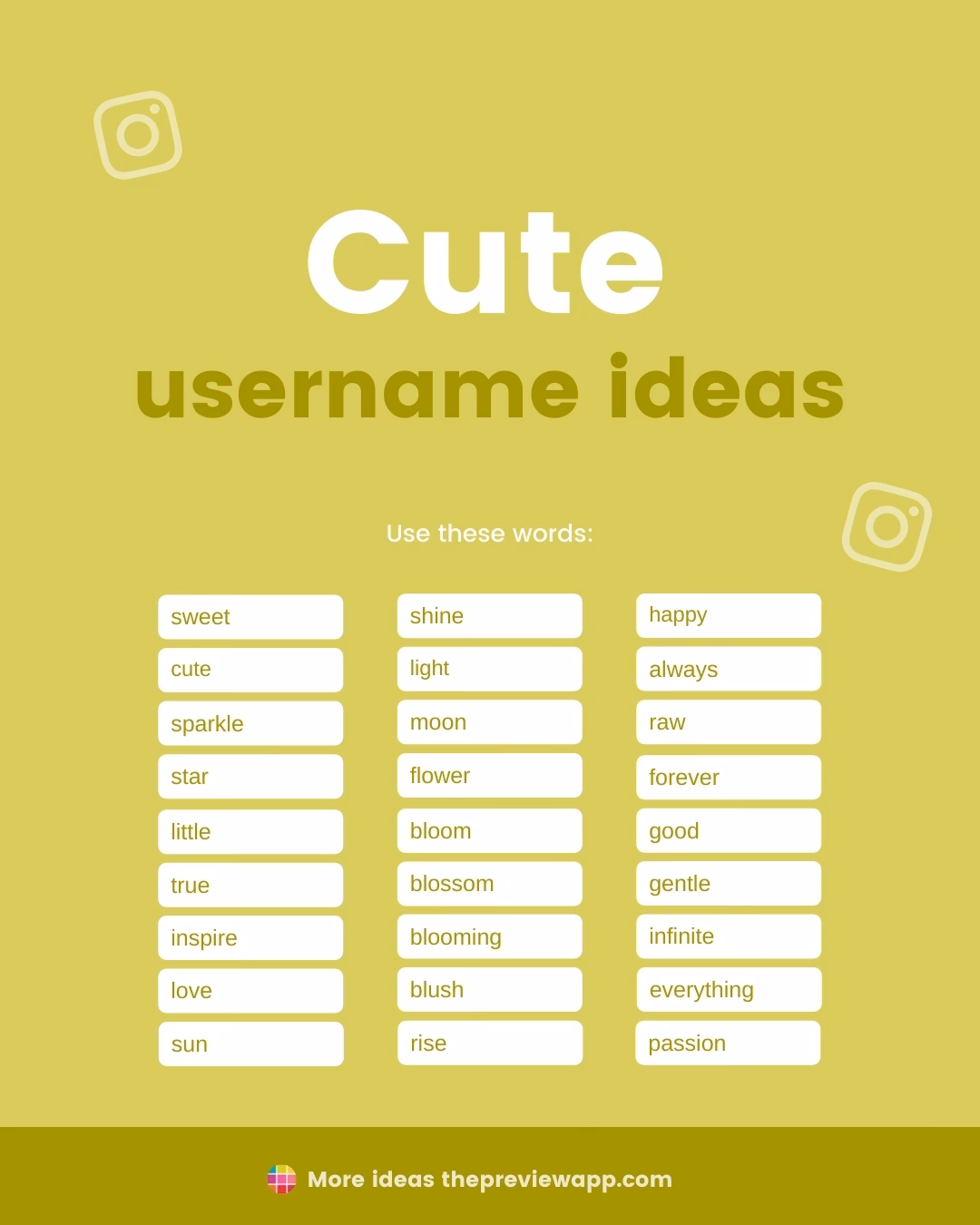 What makes a good username?
