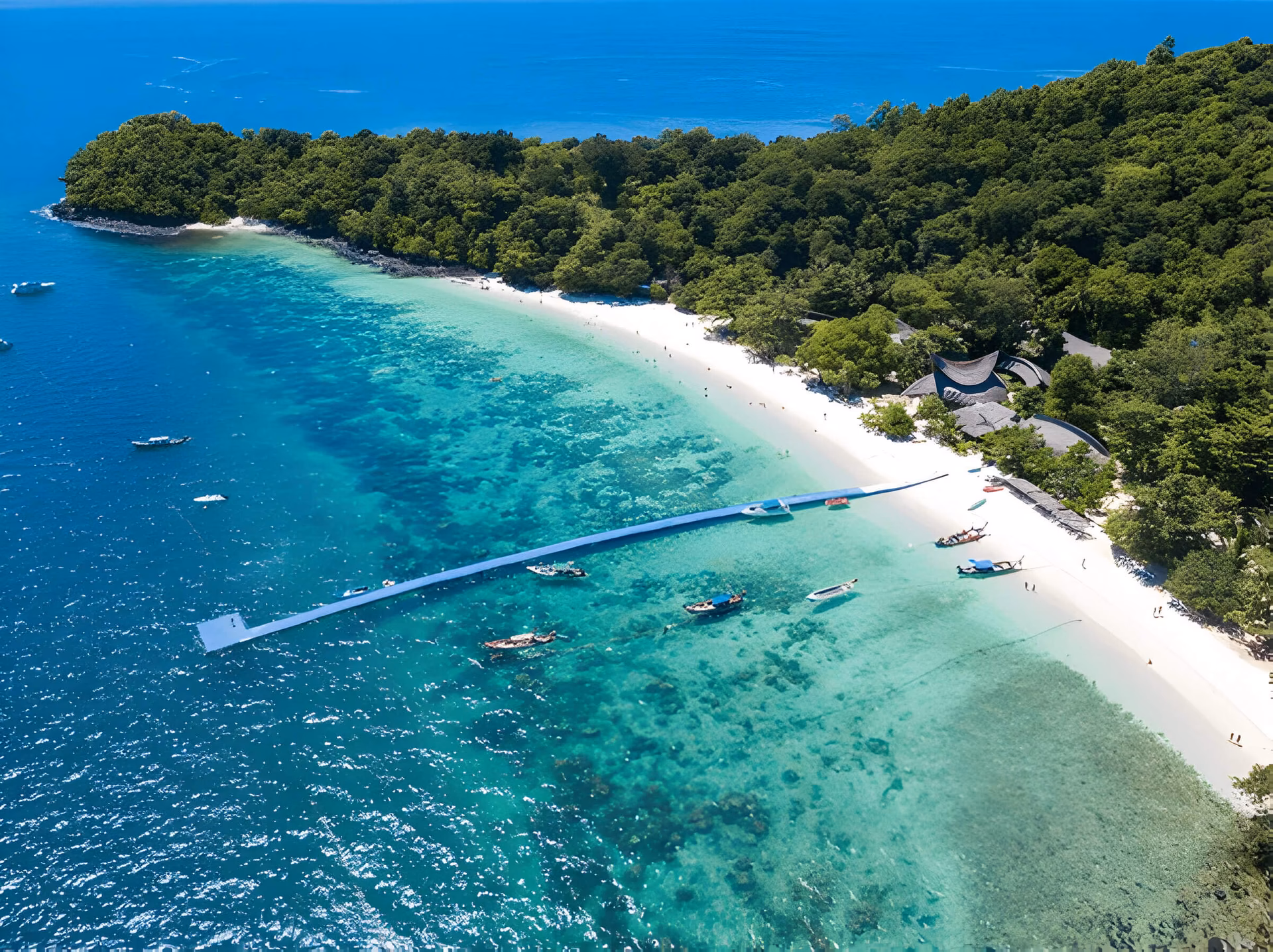 What can you do on coral island?