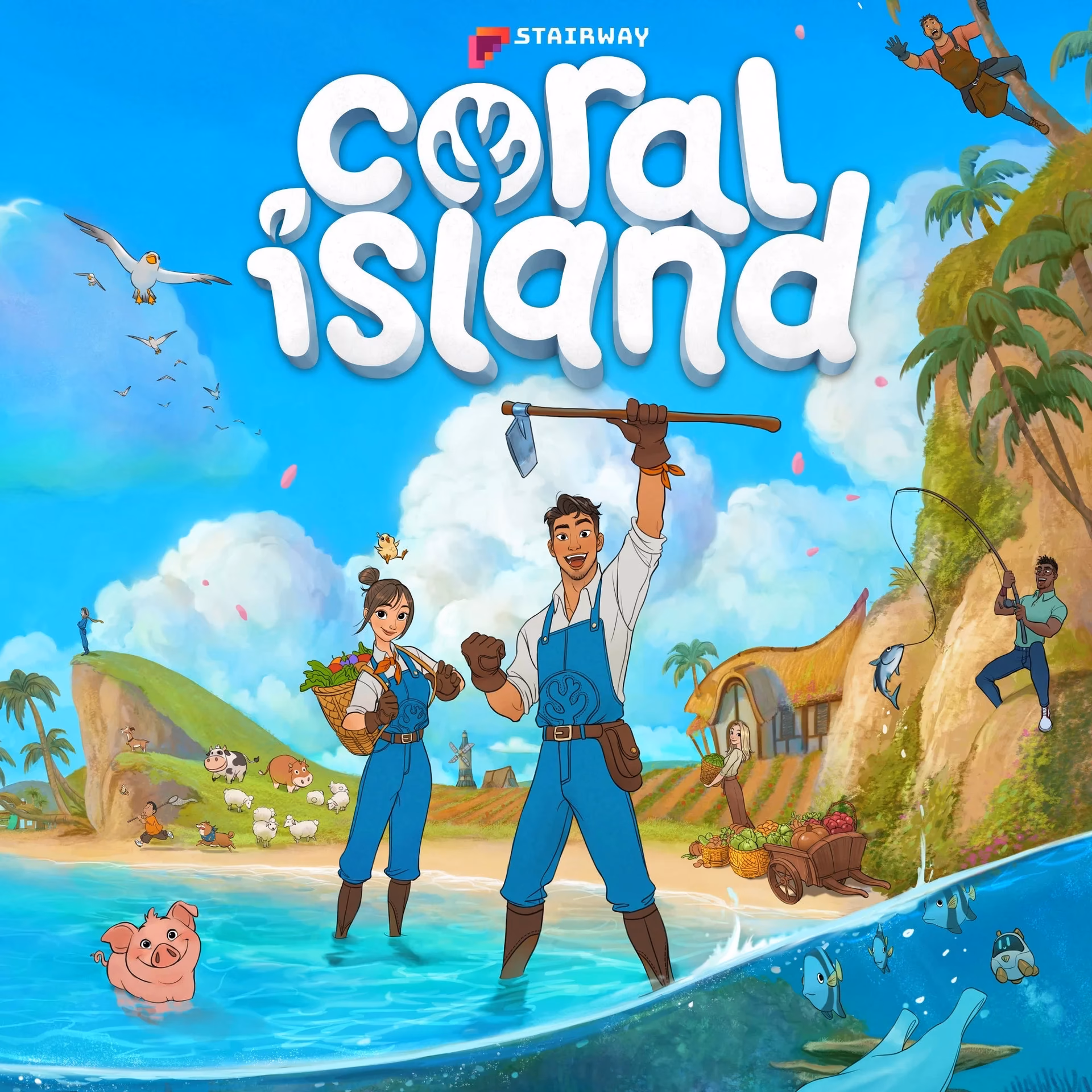 What is the setting of coral island?