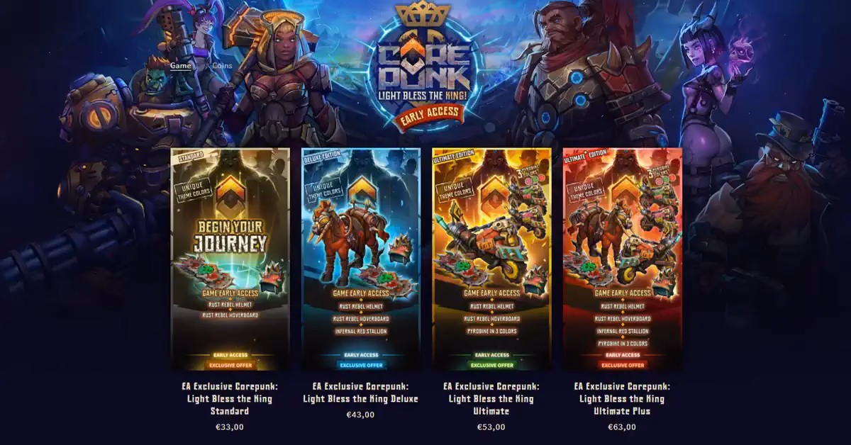 When is early access for corepunk?