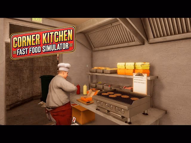What is corner Kitchen fast food simulator?