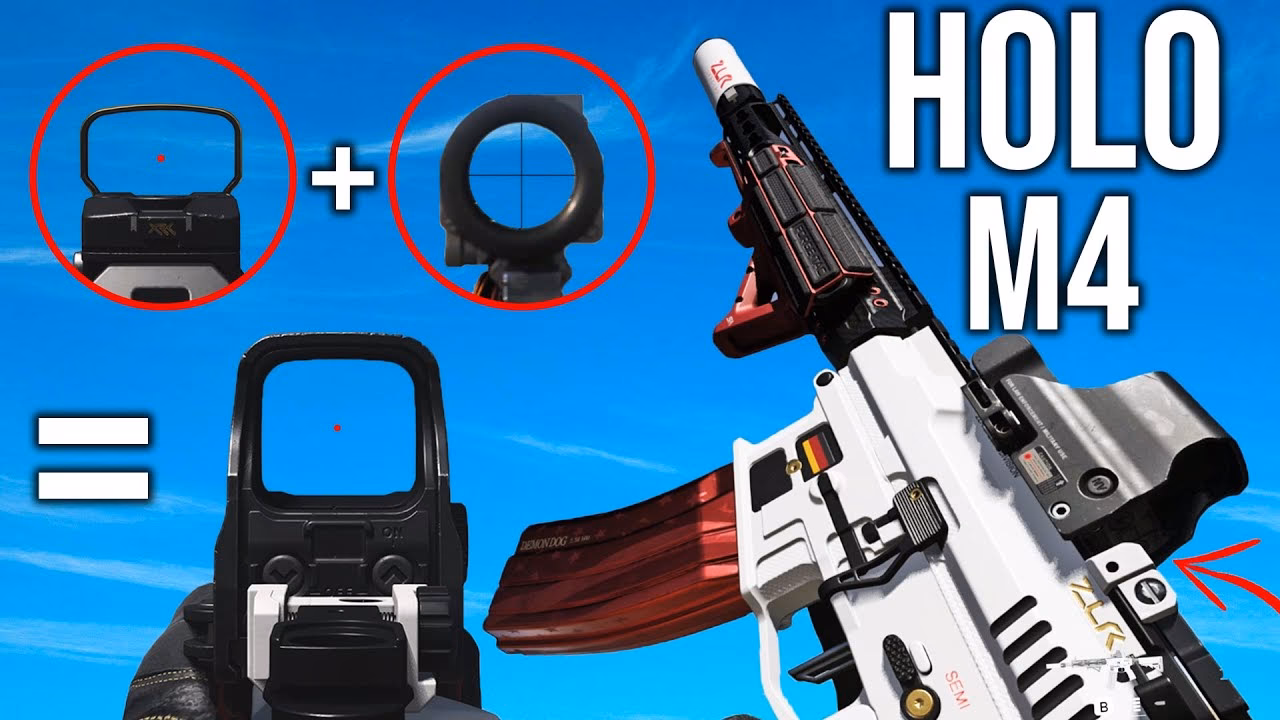 What is the holographic sight in Call of Duty 4 Modern Warfare?