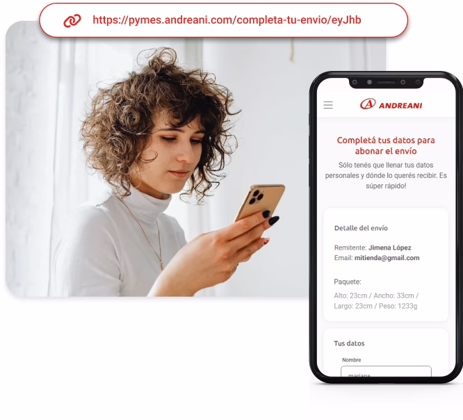 ¿Dónde se encuentra el código de seguimiento de Andreani?