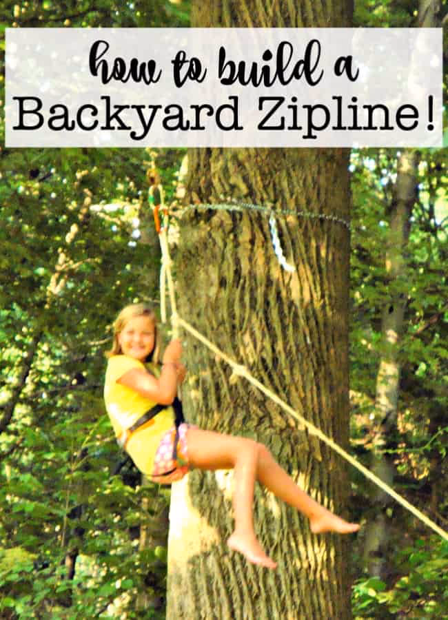 How do I build a zipline?