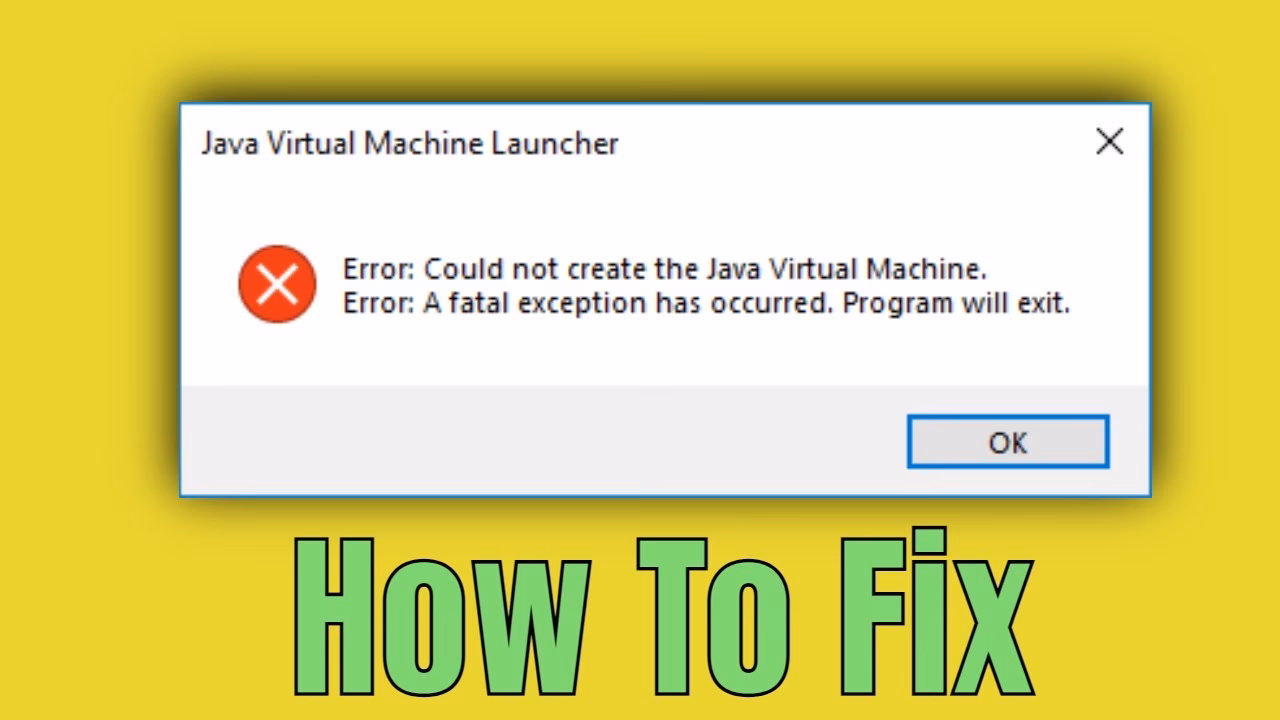 Why is Java not creating a VM?
