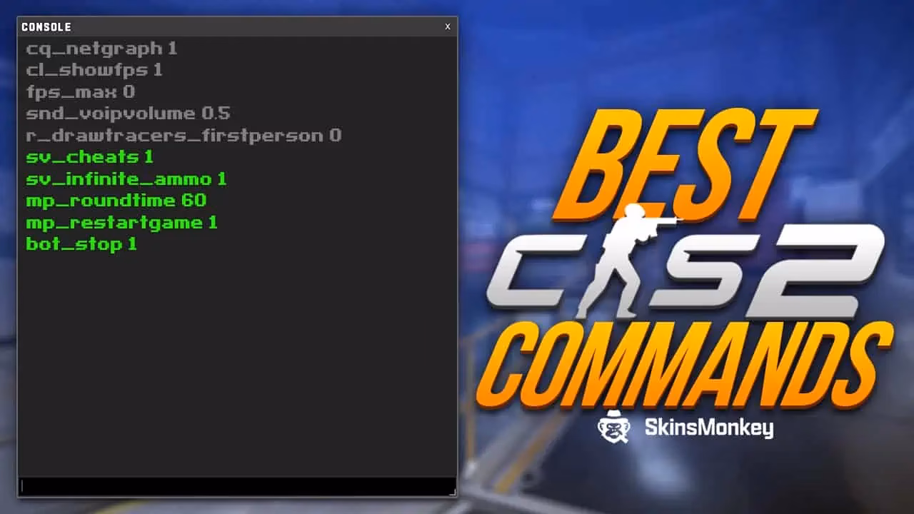 What is the default CSGO console command?