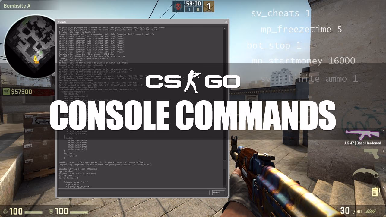 Are there any console commands in Counter-Strike Global Offensive?