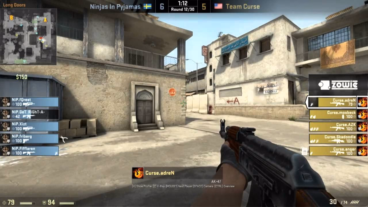 What is strafe's Counter-Strike Tournaments page?