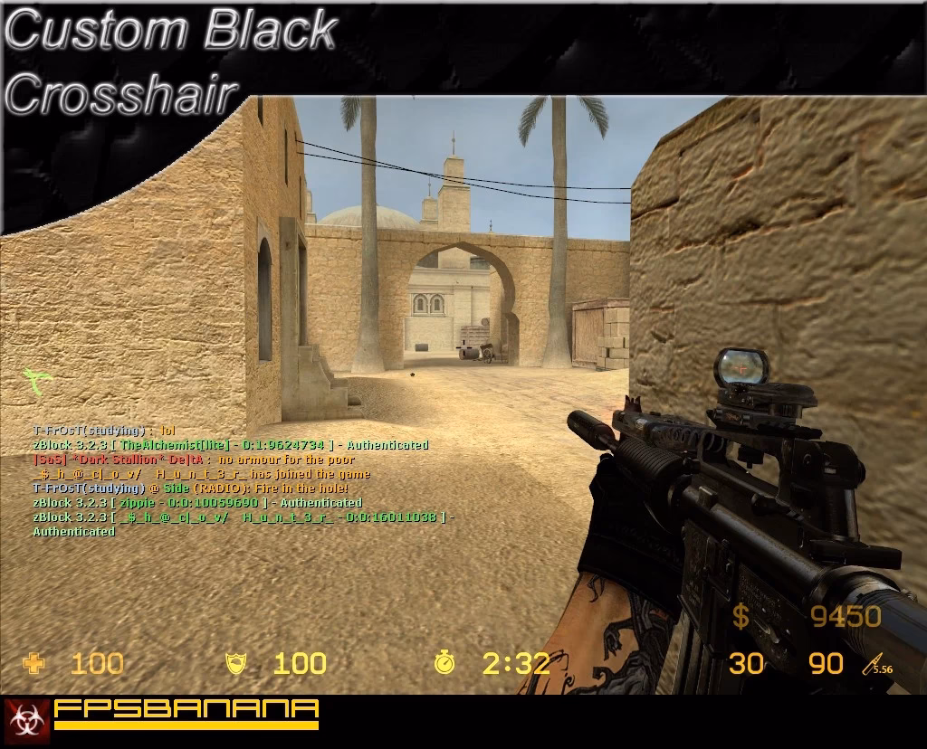 How to make a crosshair in CSGO?