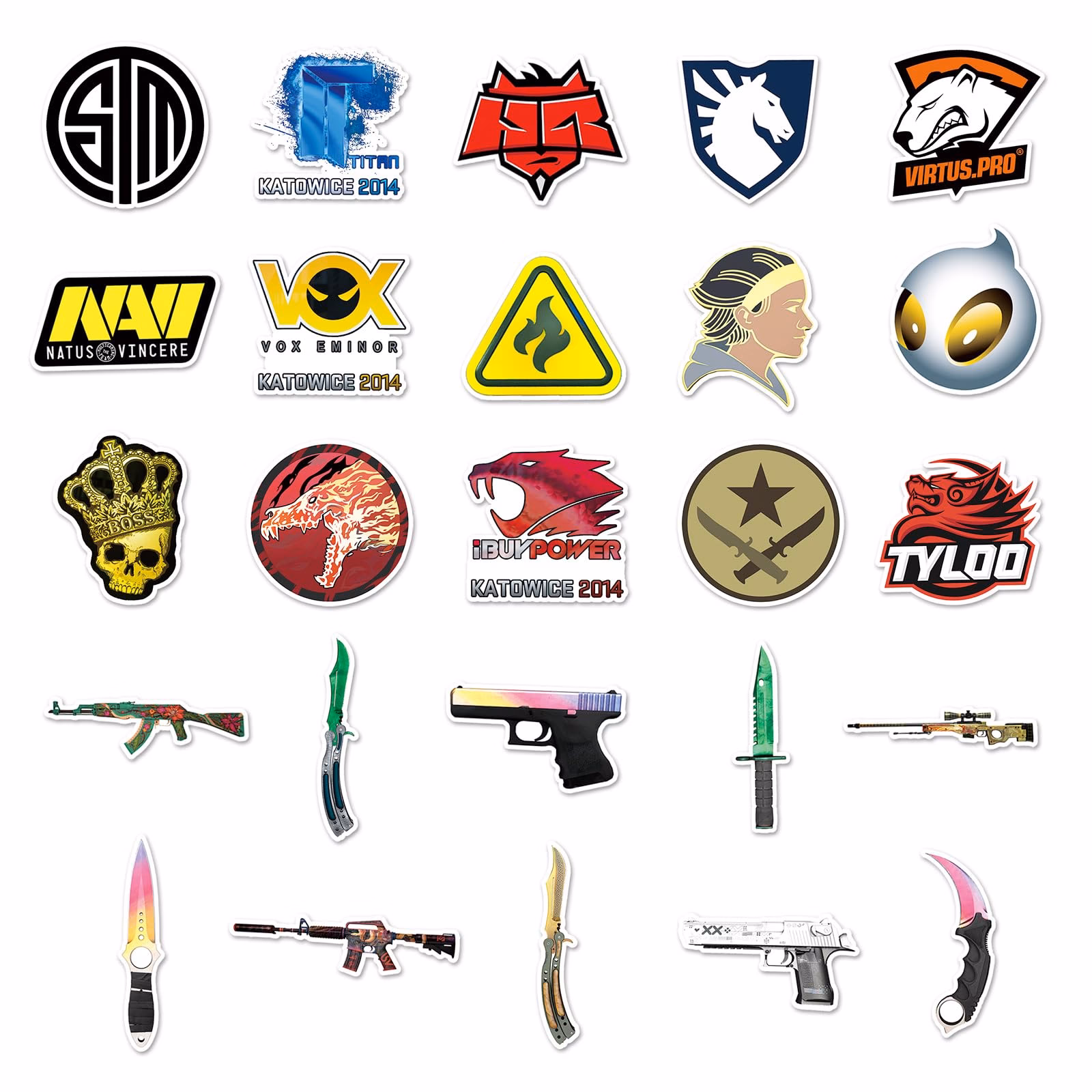 What are CSGO stickers?
