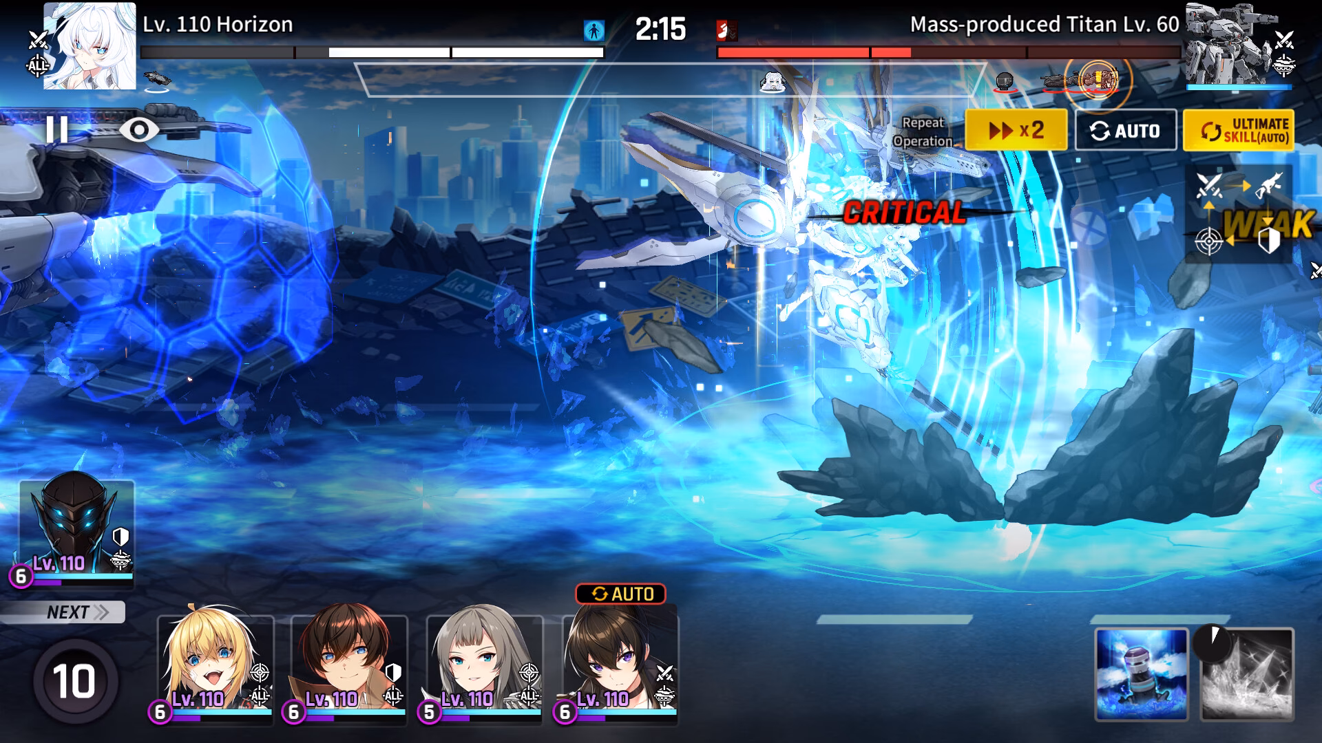 How does the counterside affect the normalside?