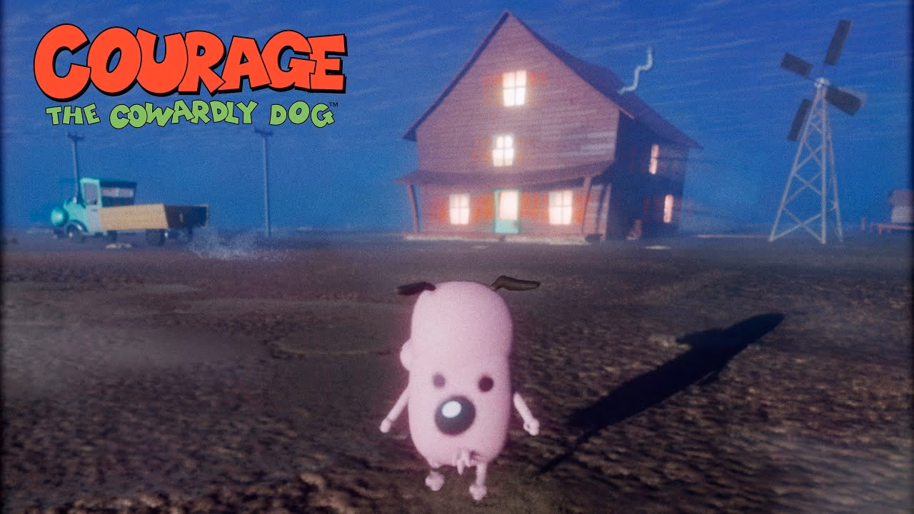 Where does 'Courage the Cowardly Dog' take place?