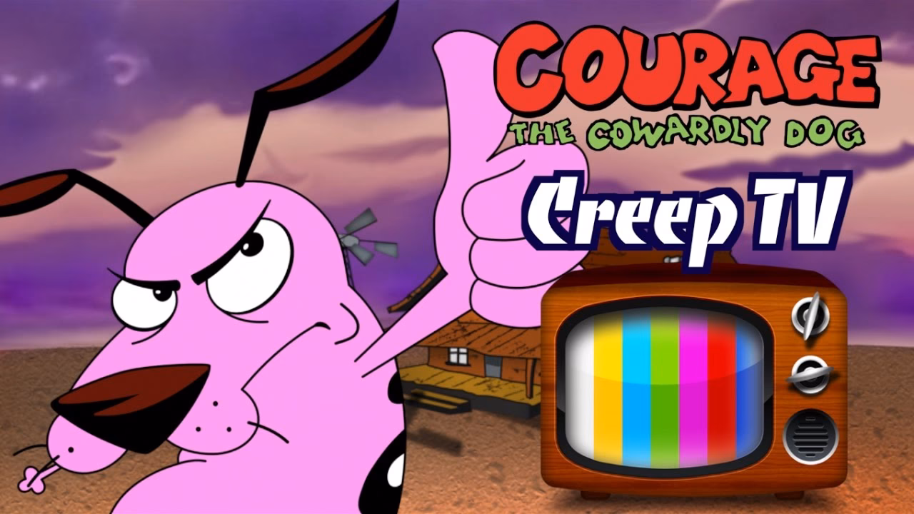Who are the owners of Courage the Cowardly Dog?