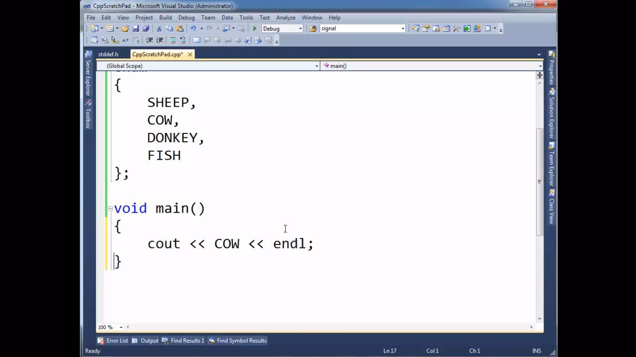 What is an enum in JavaScript?