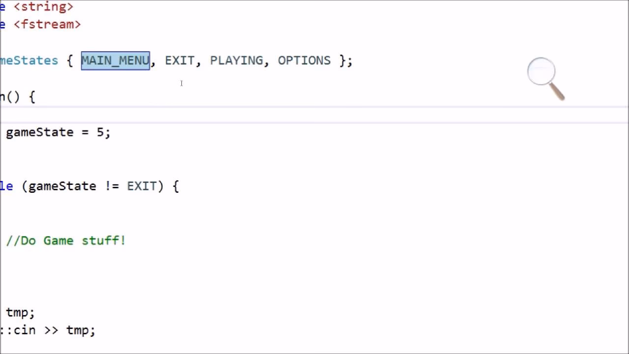 What is an enum class in C++?