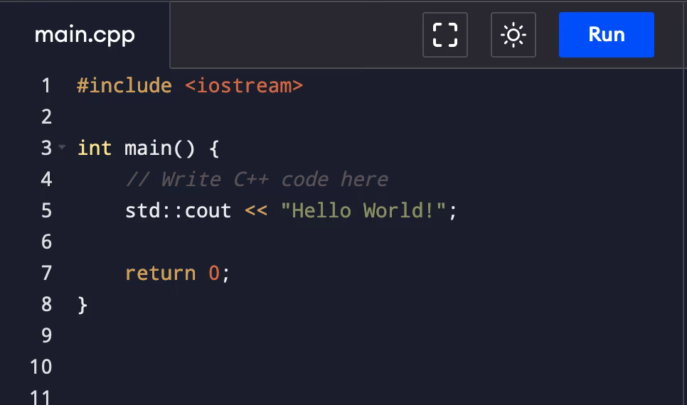 How to run CPP code?
