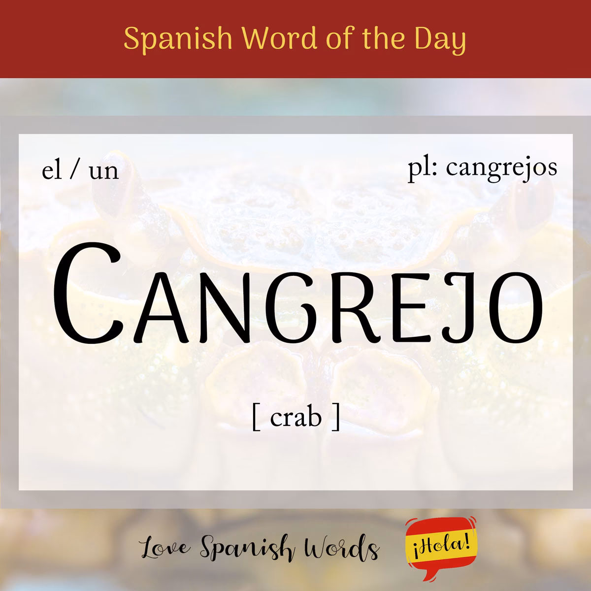 Are there crabs in Spain?