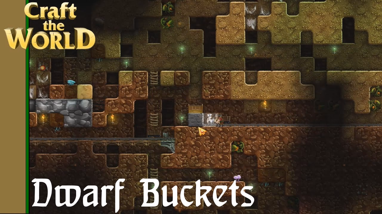 How do dwarves use buckets?