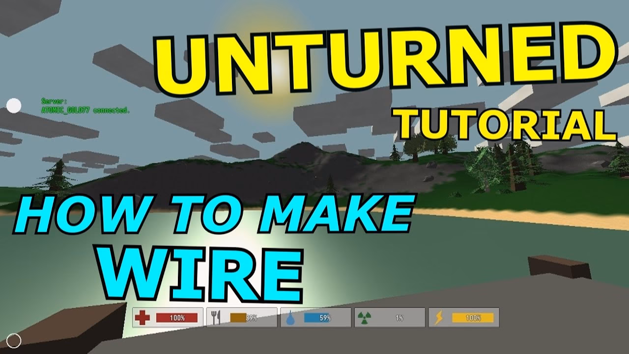How to craft in unturned?