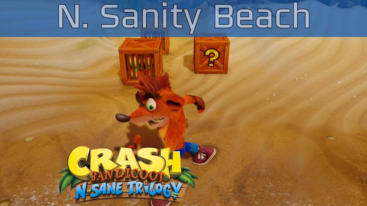 How do you become invincible in Crash Bandicoot N Sanity Beach?