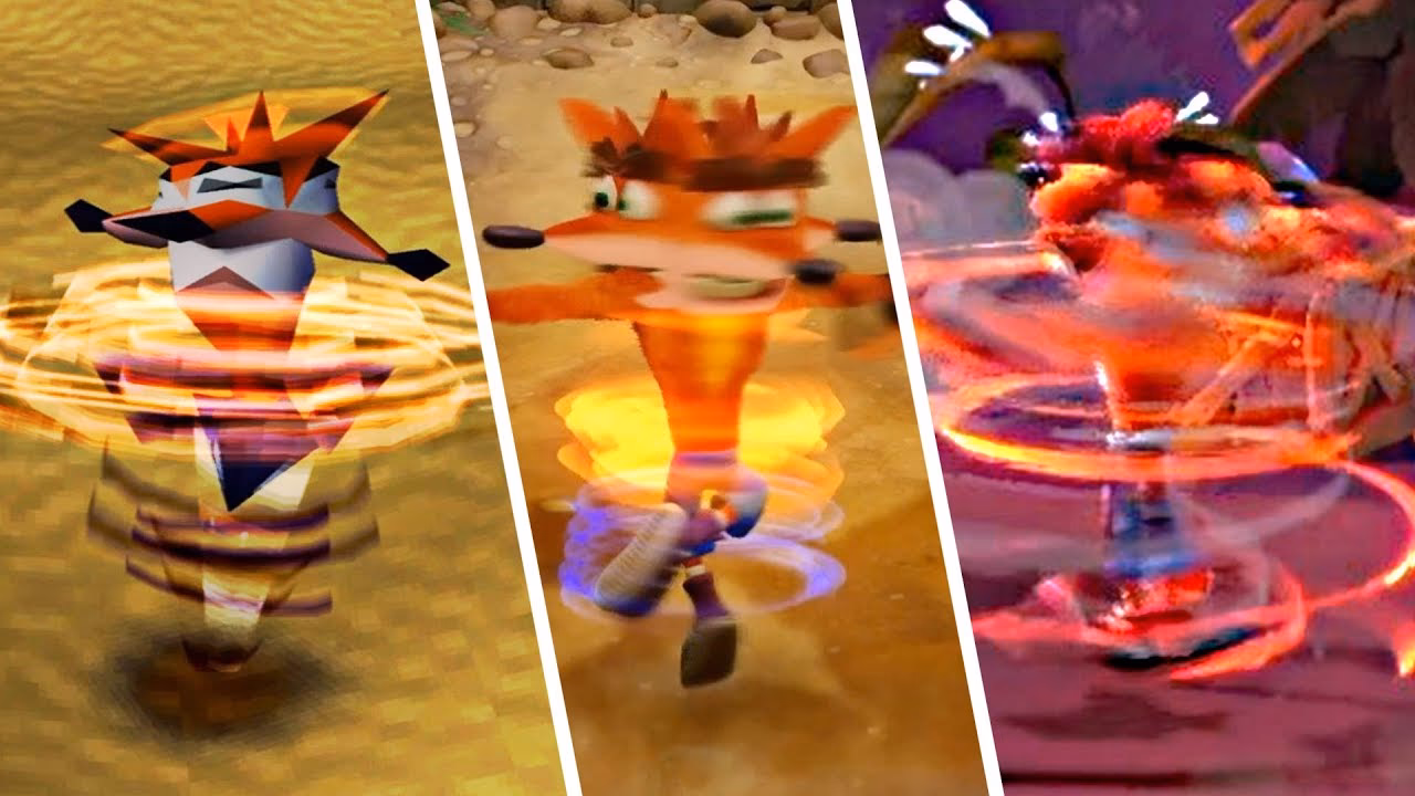 How do you get a spin kick in Crash Bandicoot?