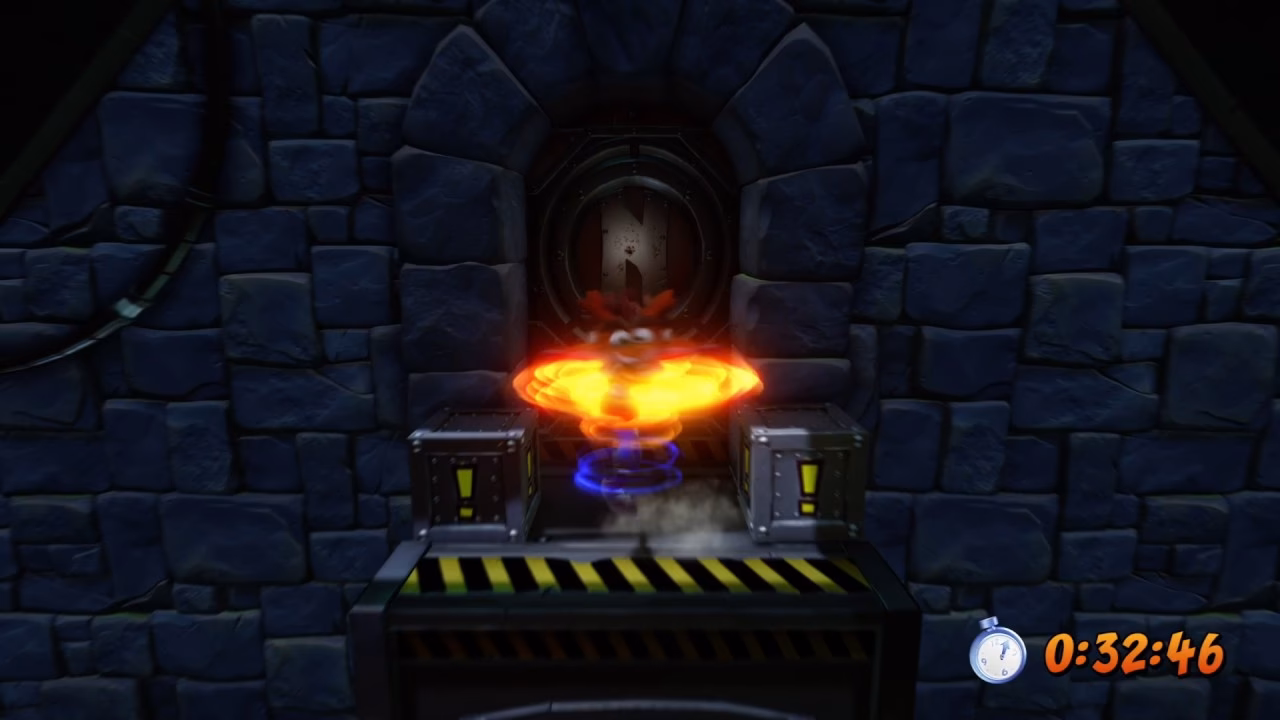 What is time trial in Crash Bandicoot Warped?