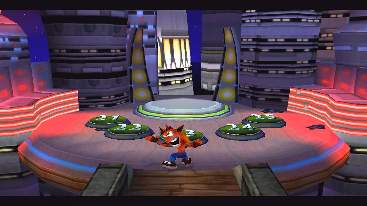 What happens after you defeat a boss in Crash Bandicoot Warped?