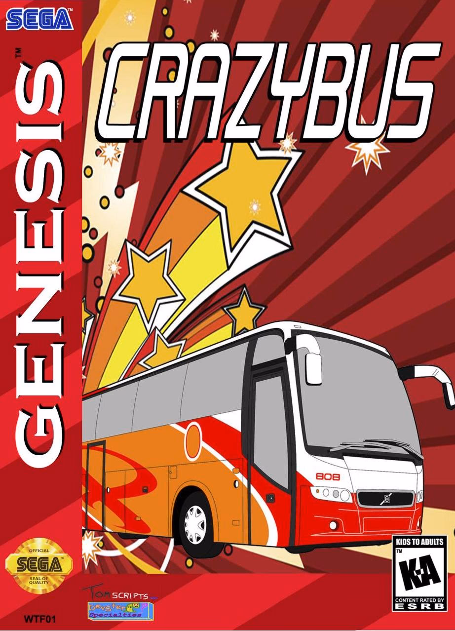 Where can I play crazybus online (Genesis version) for free?