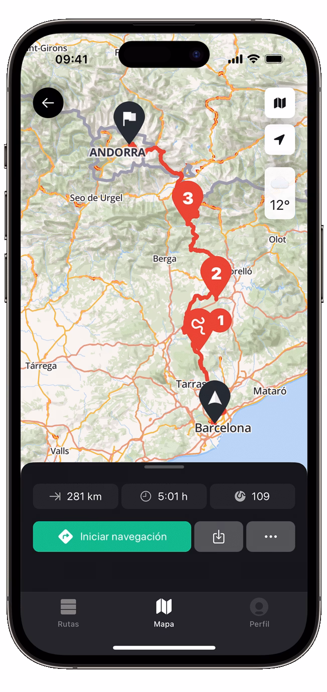 ¿Quién está planificando diariamente rutas pasando por múltiples destinos?