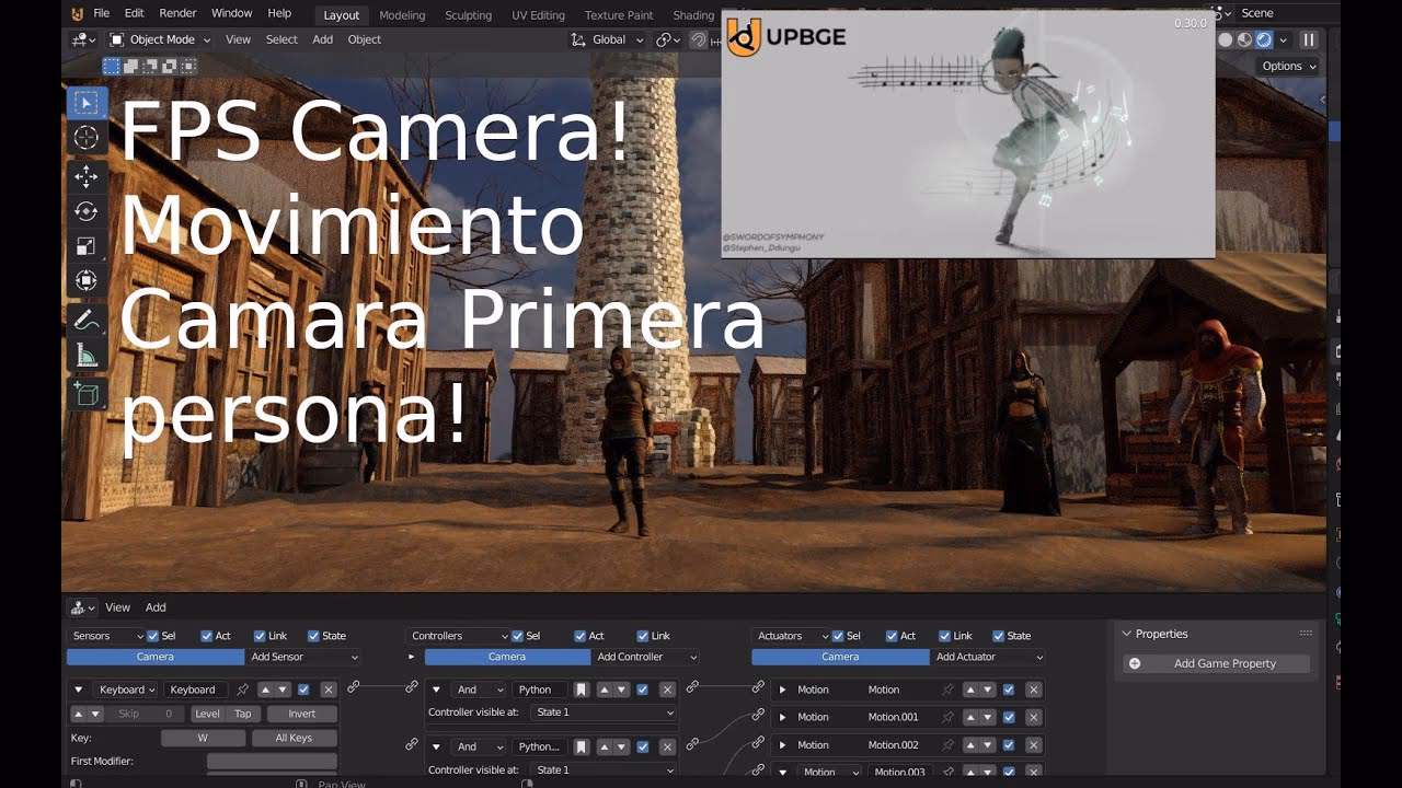¿Cómo se hace la programación en Blender?