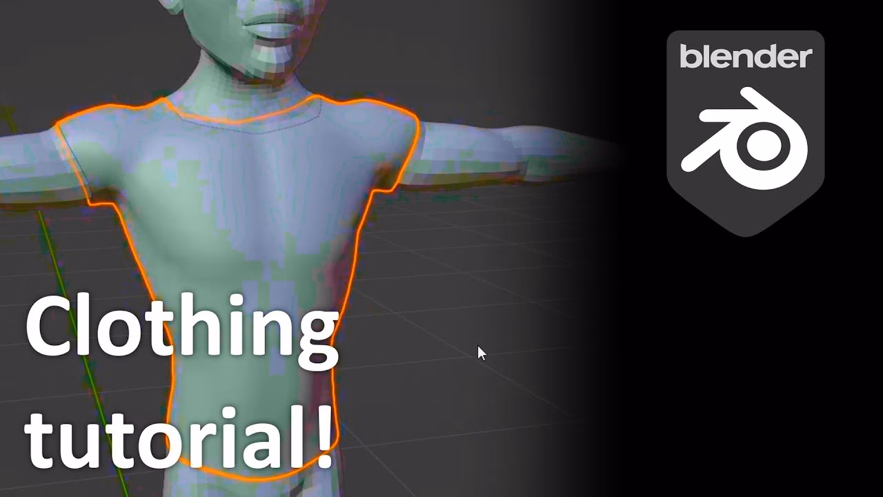 How do I model realistic clothing in Blender?