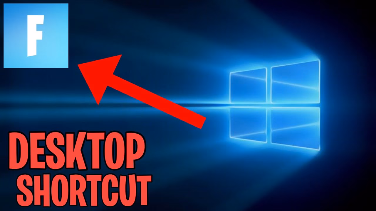 How do I create a desktop shortcut for Epic Games?