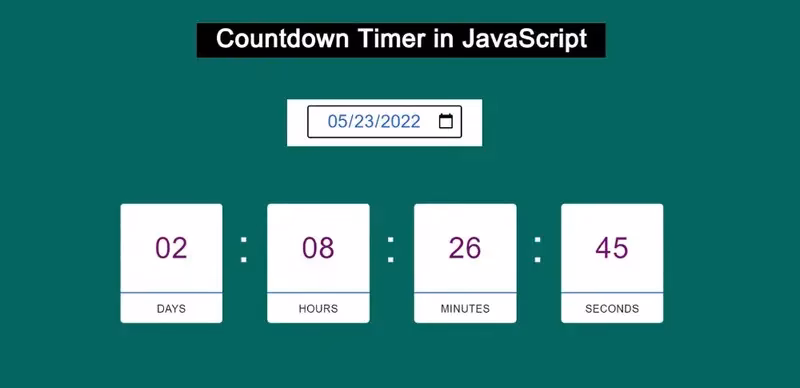 How do I display a timer in JSFiddle?