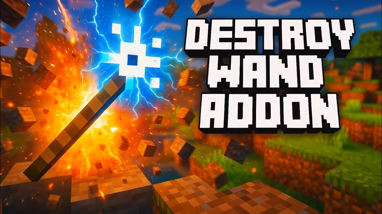 How do you destroy a block wand?