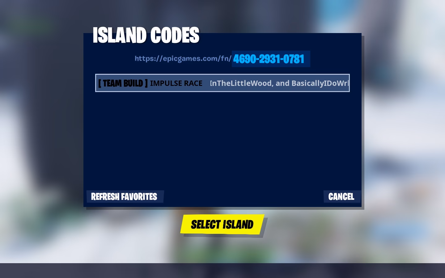 ¿Cómo poner un código de isla creativa en Fortnite?