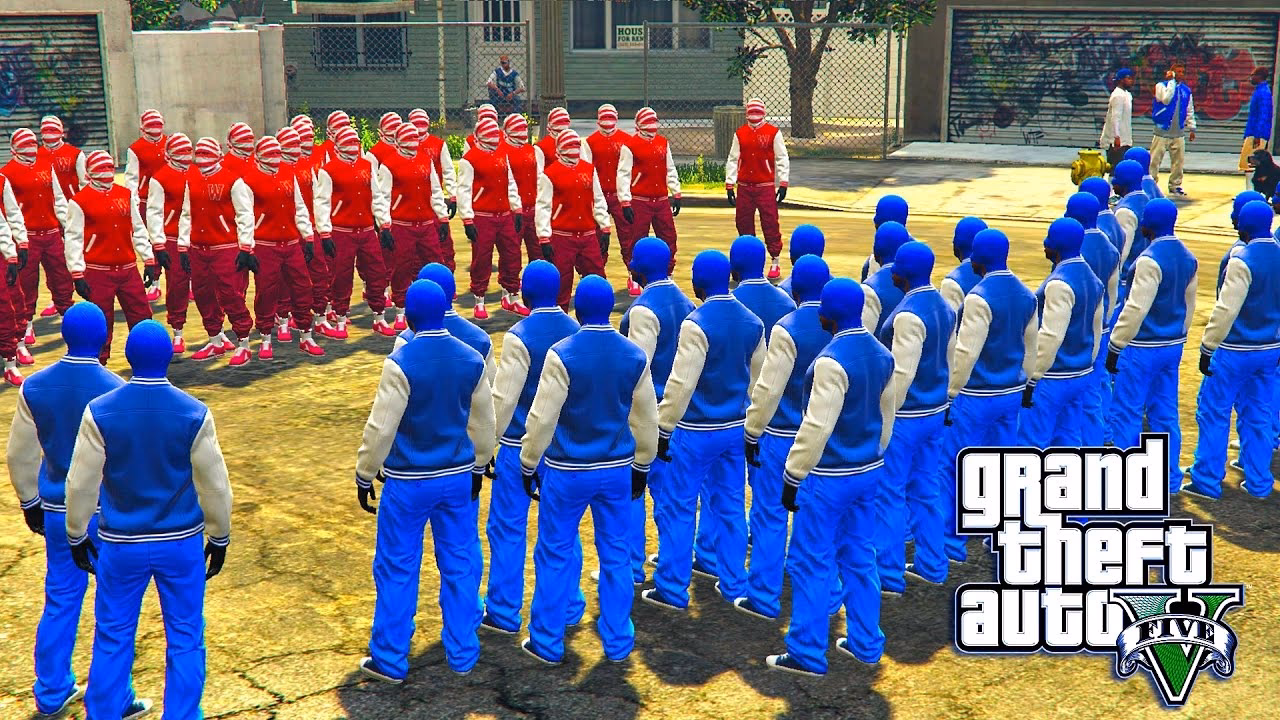 Is Crips a real gang in GTA San Andreas?