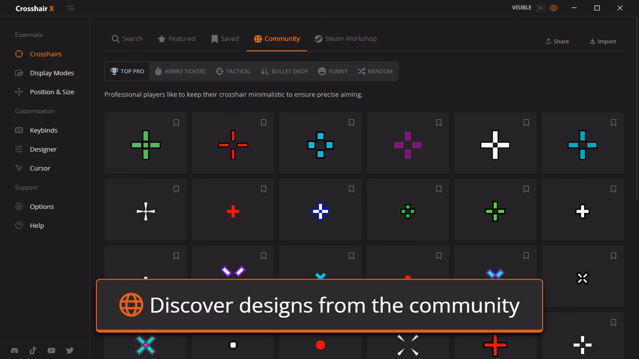 Where can I get crosshair X updates?