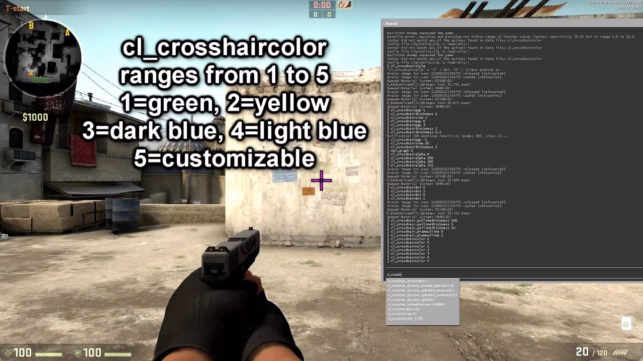 What does CL_crosshairalpha do?
