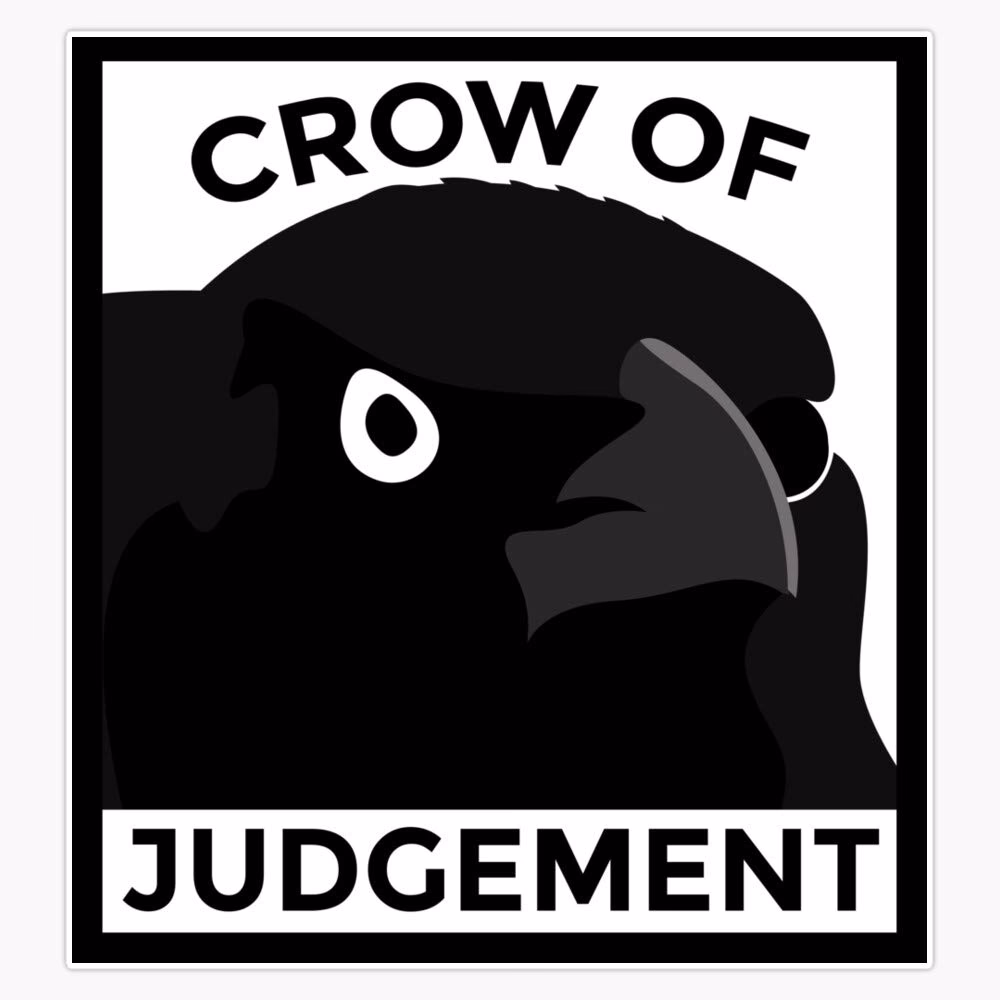 Is the crow of judgment a grackle?