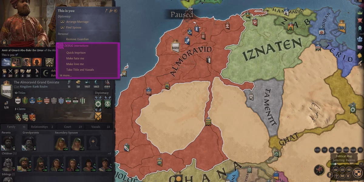 How do I use cheats in Crusader Kings 3?