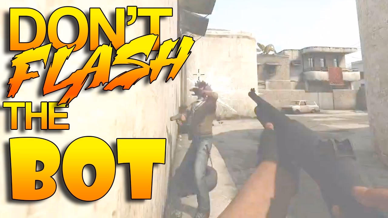 How do I stop bots from shooting in CSGO?