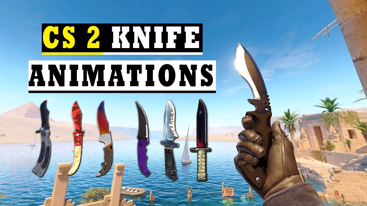 Are there any animations of all the knives in CSGO?