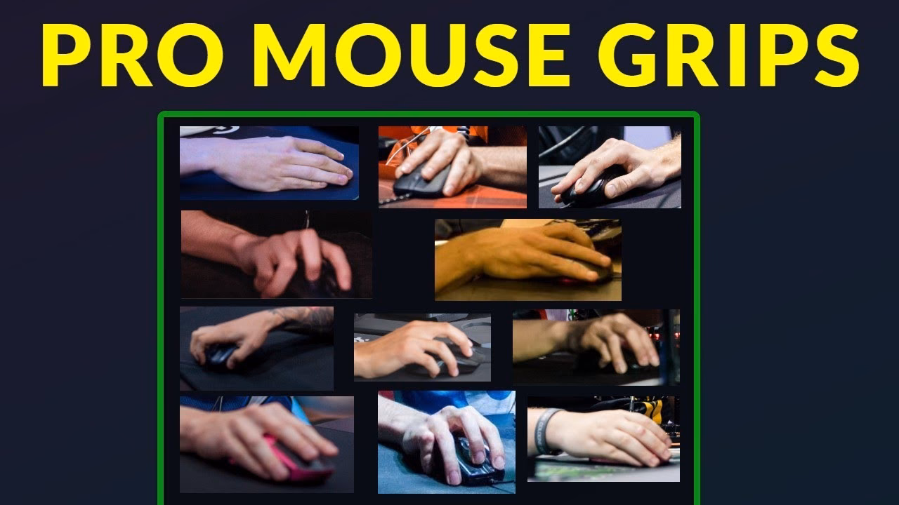 How do you grip a mouse in CSGO?
