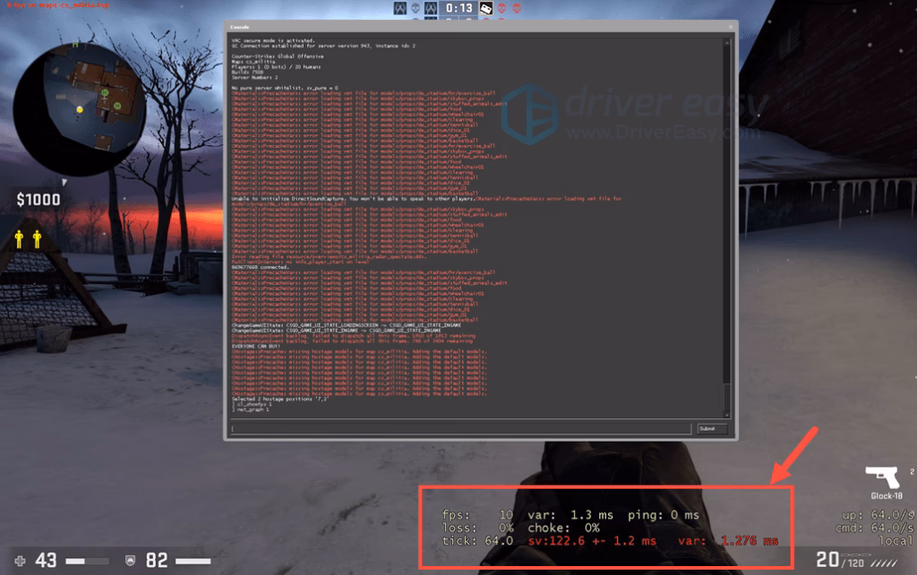 How to test CSGO FPS?