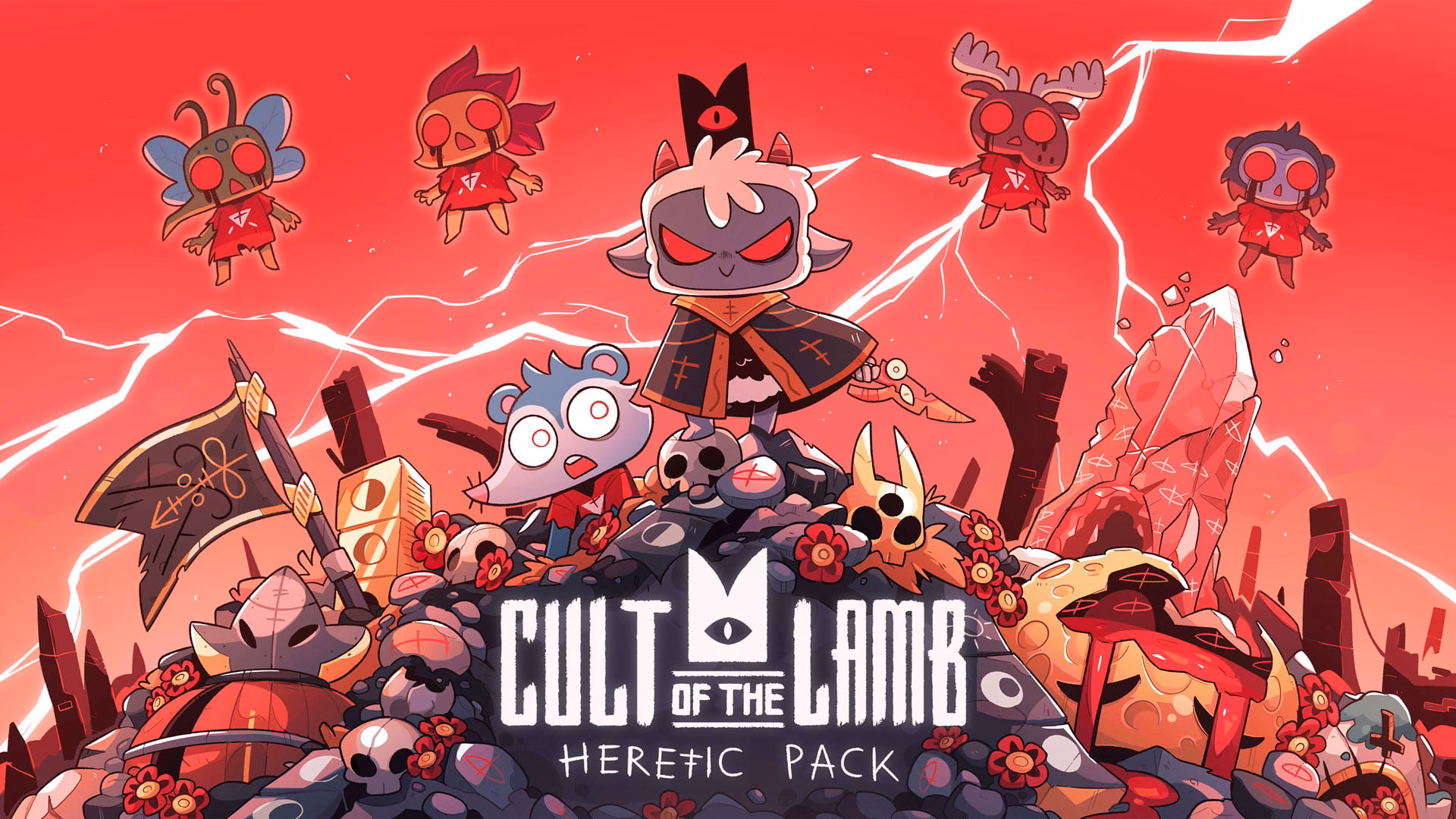 What is the art style of Cult of the Lamb?