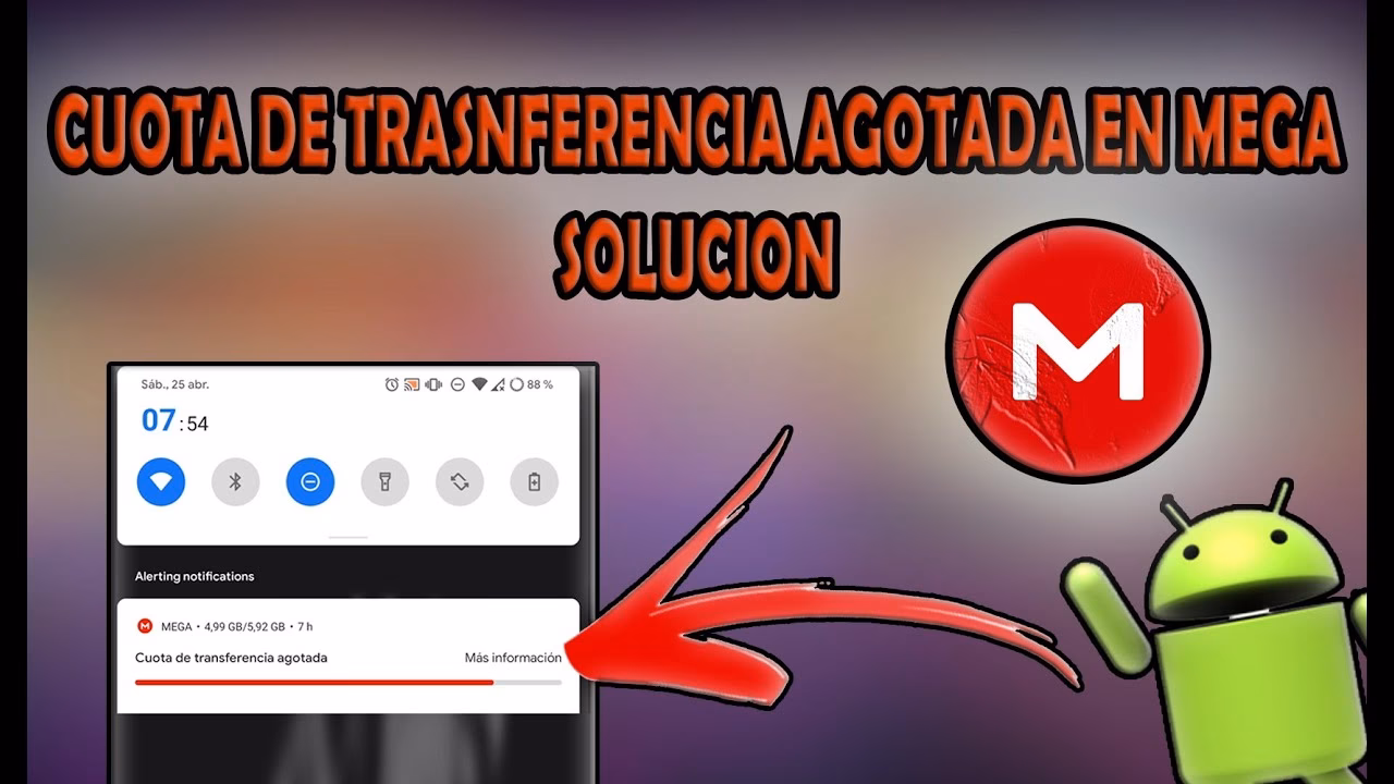 ¿Qué pasa si tengo una cuota de transferencia excedida en Mega?