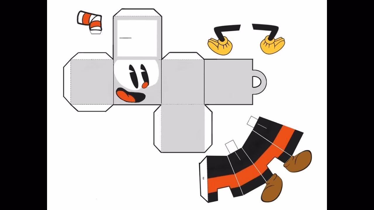 How do I print a papercraft design?