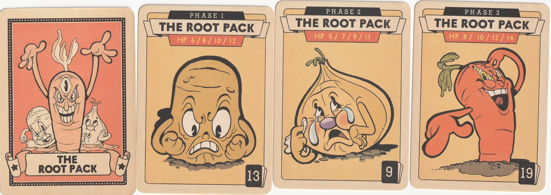 What are the names of the root pack?